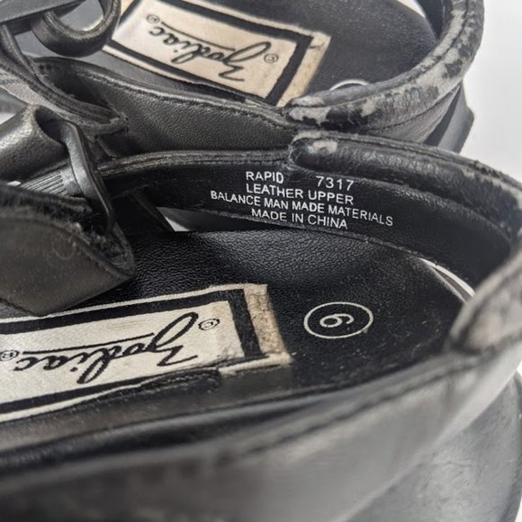 Zodiac Womens Black Adjustable Strap Sport Sandals - Picture 4 of 6